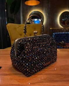 Silk Accessories, Beaded Handbag, Beaded Bags, Every Girl, Cross Body Handbags, Stones And Crystals, Bag Making, Bags Women, Crystal Beads