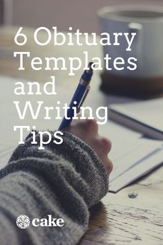 a person writing on a piece of paper with the words 6 solitary templates and writing tips