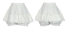 Elevate your wardrobe with our charming white elastic waist short skirt, perfectly paired with matching undies for added comfort and convenience. Crafted from high-quality, breathable fabric, this skirt offers a flattering fit with its elastic waistband, making it both stylish and easy to wear.  Garment Size   	 		 			Size 			S 			M 			L 		 		 			Full Length 			31 			32 			33 		 		 			Waist 			60 			63 			66 White Knee-length Bottoms With Elastic Waistband, White Cotton Short Bloomers, White Bloomers With Elastic Waistband For Spring, Spring White Bloomers With Elastic Waistband, Stretch White Skort, White Cotton Skirted Skort, White Stretch Mini Length Shorts, White Cotton Bloomers With Elastic Waistband, White Stretch Skirt Shorts