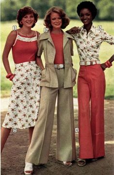 1970s Female Fashion, Late 70s Fashion, 70s Fashion Trends, 70s Womens Fashion, 1970s Fashion Women, 1970 Fashion, Fashion Through The Decades