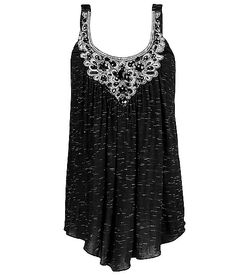 Daytrip Jeweled Tank Top Autumn Fashion Women, Types Of Fashion Styles, Black Tank Tops, Womens Fashion Casual, Cute Tops, Women's Fashion Dresses, Dress To Impress, Plus Size Fashion, Tank Top Fashion