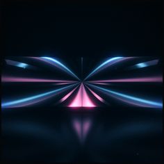 an abstract background with blue and pink lights