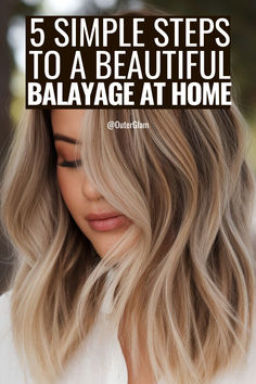 If you've always wanted to try balayage but hesitate to visit a salon, this is the solution you've been waiting for. Learn how to create stunning, sun-kissed highlights from the comfort of your home. Discover 5 simple steps to achieve a professional-looking balayage, saving time and money while giving your hair a beautiful, natural glow. How To Balayage Hair At Home, Balayage Hair At Home, Diy Balayage At Home, Traditional Highlights, How To Balayage, Balayage Techniques