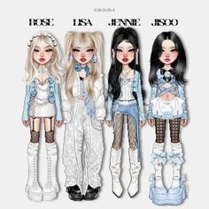 @kikkim21 Representative Emoji Kpop Dr, Kpop Mv Outfits, Kpop 4 Members, Casual Elegant Style