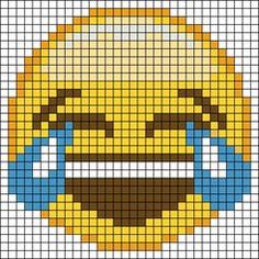 an emo emo smiley face made out of squares