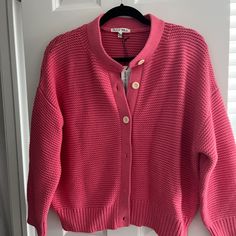 Nwt Pink Cardigan Alex Mill Size Xl 135.00 Alex Mill, Cardigan Pink, Pink Cardigan, Sweater Cardigan, Sweaters & Cardigans, Cardigans, Sweaters For Women, Pink, Women Shopping