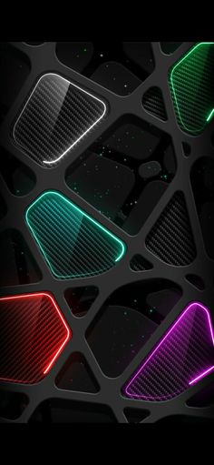 an abstract background with different colored lights