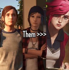 four different characters in the same video game