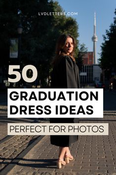 50 Graduation Dress Ideas for the Perfect Grad Outfit - LVD Letters October Graduation Outfit, Dress Ideas For Convocation, Fall Graduation Dress College, Outfit Ideas For Graduation Guest, Masters Graduation Dress Ideas, Graduation Dress Masters, Winter Graduation Dress University, Graduation Dress Doctorate, Promotion Ceremony Outfit