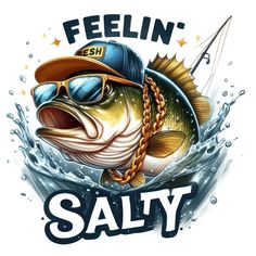 Find Fishing Sticker 4" Feeling Salty Reel Hat Sunglasses Hook Boat Lake on eBay in the category eBay Motors>Parts & Accessories>Car & Truck Parts & Accessories>Exterior Parts & Accessories>Decals & Vinyls. Sublimation Wallpaper, Feeling Salty, Funny Animal Images, Boat Lake, Fishing Decals, Shark Art, Fishing Pictures, Nice Pictures, Sea Bass