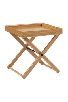 Bamboo Folding Tray Table | Greenington Teline | Woodfurniture.com Bamboo Tray Decor, Bambo End Table, Wooden Camping Table, Folding Tray Table, Modern Tray, Bamboo Side Table, Bathroom Sink Storage, Moso Bamboo, Mdf Plywood