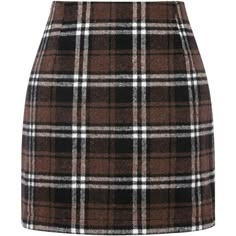 Features: High Waisted, Side Invisible Zipper Fly Closure, Above The Knee Length Style: Casual Slim Fit Bodycon Flannel Plaid Mini Skirts For Junior/Lady Fabric: Woolen Fabric, Classic Plaid Pattern, Suitable For Spring/Fall/Winter Idealsanxun Womens Trendy A Line Cute Body Con Kawaii Clothing Cute Plaid Mini Skirt The Mini Plaid Skirt For Womens Are Of Good Quality And Product Sizes Are All Standard American Sizes, Please Choose According To Your Daily Sizeto Provide You With A Careful After-Sa Gonna In Tulle, Skirt Tutu, Skirt Tulle, Plaid Pencil Skirt, Wool Mini Skirt, Dark Coffee, High Waisted Pencil Skirt, Mini Party, Ballet Tutu