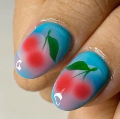 reallyhotgirl Chilli Nails, Teen Nails, Indigo Nails, Cherry Nails, Nail Design Inspiration, Basic Nails, Nail Candy, Super Nails