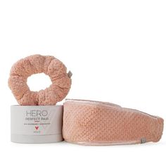 PRICES MAY VARY. THE PERFECT PAIR: Our Perfect Pair set includes one Hero Spa Headband & one Scrunchie made with a special microfiber fabric invented by and proprietary to VOLO Beauty, Nanoweave, the same fabric used in the 2-time Allure Best of Beauty Award-Winning Hero Hair Towel! Thanks to our Nanoweave fabric, these hair accessories for women are extremely soft, absorbent, and gentle on any hair type, making them well worth the investment. SOFT SCRUNCHIE: Dry your hair as you put it up! Than Women Towel, Washing Your Face, Cloud Pink, Spa Headband, Spa Day At Home, Soft Headbands, Be Gentle, Hair Towel, Hair Wraps