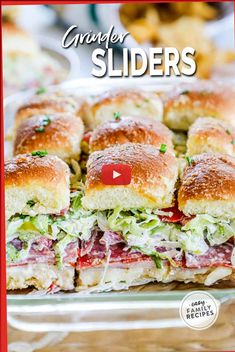 ▷ ▷The ultimate flavor-packed delight Italian Grinder Sliders! These adorable bite-sized versions of the classic grinder sandwich have layers of deli meats...ey-gooey melted cheese...d an irresistible savory glaze. Trust me...ese sliders are like a flavor explosion in every bite! Whether you're hosting a party...oking for a quick and tasty dinner option... simply want to treat yourself to something scrumptious...ese Italian Grinder Sliders are here to satisfy your cravings. g..! Italian Grinder Sliders, Grinder Sliders, Italian Grinder, Grinder Sandwich, Dinner Party Dishes, Slider Sandwiches, Tasty Dinner, Deli Meats, Easy Chicken Dinner Recipes