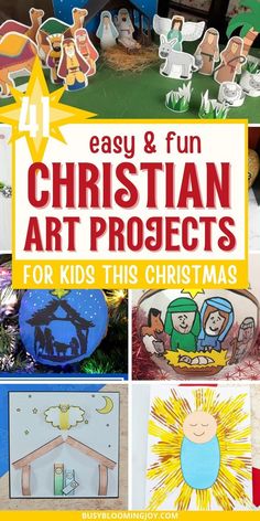 Explore Christmas nativity crafts for kids that are fun and easy to make. This post includes creative nativity projects for kids using popsicle sticks, tissue paper etc plus cute free nativity printables and coloring sheets - easy Christmas preschool or Sunday school activities. Why not make a nativity scene with your children? Simple church crafts for kids, toddlers and preschoolers. Nativity Preschool Activities, DIY Christian Christmas activities, quick nativity crafts for kids to make Toddler Nativity Activities, Christian Christmas Activities For Kids, Nativity Preschool Activities, Christmas Nativity Crafts For Kids, Sunday School Christmas Crafts, Sunday School Christmas Party, Christmas Nativity Crafts, Nativity Preschool, Christian Art Projects