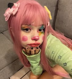 Doll Mask, Funky Makeup, Swag Makeup, Cool Makeup Looks