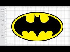 the batman symbol is shown in adobe and photoshopped to look like it has been drawn