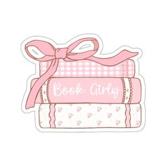 Introducing the Book Girly Sticker - a delightful treat for book lovers everywhere! With its charming pink design and adorable aesthetic, this sticker is the perfect embellishment for journals, water bottles, laptops, and more. Whether you're treating yourself or searching for the ideal gift, its coquette charm adds a touch of whimsy to any surface. - Size: 2" x 2" Features: - Glossy Paper Finish  - Scratch-resistant Surface - Vibrant Colors Note: - Made 100% with durable vinyl  - NOT Waterproof Printable Stickers For Kindle, Girly Stickers Printable, Pink Stickers Printable, Pink Stickers Aesthetic Printable, Digital Stickers Aesthetic, Girly Stickers, Adorable Aesthetic, Girly Pics, Dream Phone