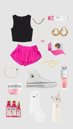 Preppy Outfits Converse, Preppy Fit Inspo Summer, Preppy Outfit Ideas For School Summer, Preppy Clothes For Summer, Preppy Outfits With Converse, Preppy Clothes Summer, Preppy Summer School Outfits, Shuffles Summer Outfits, Preppy Lululemon Outfits Summer