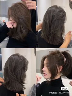 Pretty Hair Cuts, Long Wolfcut Haircut With Bangs, Hair Inspiration Long, Layered Haircuts For Medium Hair, Haircut With Bangs, Long Wolfcut Haircut, Hair Inspiration Short, Hairstyles For Layered Hair, Hairstyle Trends