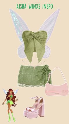 Winx Halloween, Rave Halloween Costumes, Aisha Winx, Fairy Halloween, Classy Halloween Costumes, Fairy Halloween Costumes, Trio Halloween Costumes, Halloween Fits, Hot Halloween Outfits