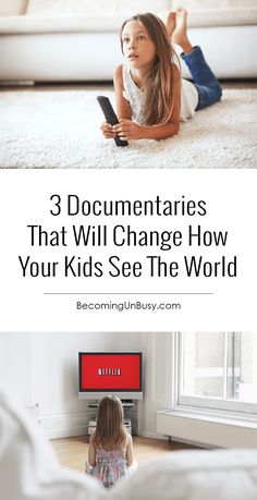 3 Documentaries That Will Change The Way Your Kids See The World (That Are Available on Netflix & Amazon Prime) *This is a must-read for parents. Be sure to look at the additional community suggestions at the end of the post. Netflix Documentaries, Parenting Help, Smart Parenting, Parenting 101, Gentle Parenting, See The World, Positive Parenting, Raising Kids