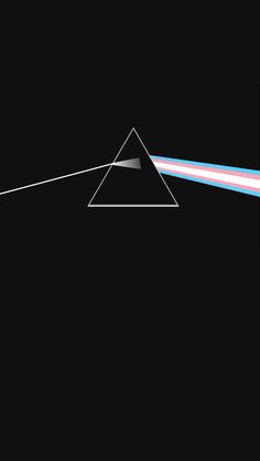 the dark side of the moon with a pink and blue light emitting from it