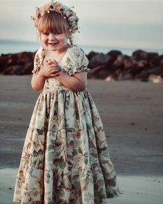 Sewn by @ivywillow_handmade. Lovely maxi dress, everything vintage dreams are made of! Sew one yourself using the Peony Patterns Marigold pattern and a couple of hacks. Pattern Hack, Wedding Flower Girl, Super Cute Dresses, Dreams Come True, Cute Dress, First Communion, Sewing Dresses