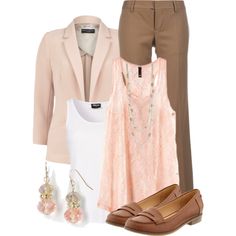 Pink Cardigan Outfit Work, Salmon Pink Outfit, Pants Formal Outfit, Cardigan Outfit Work, Outfits For Interview, Pink Cardigan Outfit, Brown Converse, Interview Outfits, Office Clothes