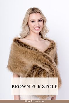 Brown Fur Stole