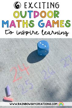 an outdoor math game to inspire learning