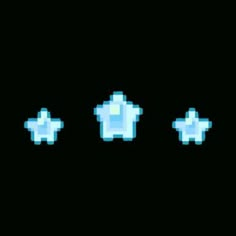 an image of pixelated video game buttons on a black background in the style of old school computer games