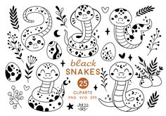 black and white snake cliparts for kids to color on the back of an adult's t - shirt