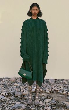 Knit Fashion Runway, Stella Mccartney Fashion, Rib Knit Dress, Pre Fall 2023, Stella Mccartney Dresses, Knitwear Fashion, Ribbed Knit Dress, Mood Board Fashion, Runway Collection