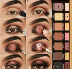 60 Easy Eye Makeup Tutorial For Beginners Step By Step Ideas(Eyebrow Abh Soft Glam, Eye Makeup Tutorial For Beginners, Easy Eye Makeup, Easy Eye Makeup Tutorial, Step Ideas, Eyeshadow Tutorial For Beginners, Hourglass Makeup, Mekap Mata, Eyeshadow Tips