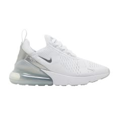 Find NIKE Wmns Air Max 270 ' Pure Platinum on Editorialist. Wmns Air Max 270 'White Pure Platinum' Nike Shoes 270, Air Maxes 270, Shoes 270, Nike Air Maxes, Air Maxes, Womens Nike Air Max 270, Nike Air Max 270 White, Nike Air Max White, White Nike Air