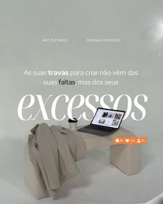 Os seus excessos estão minando a sua criatividade e disposição. ➡️ Topa olhar para dentro e colocar as ideias em prática? #marketingdeconteudo #mkt #mulheresempreendedoras #criarconteudo #creatorsbrasil #producaodeconteudo #produtividade Content Ideas, Compass, Portfolio, Media, Quick Saves