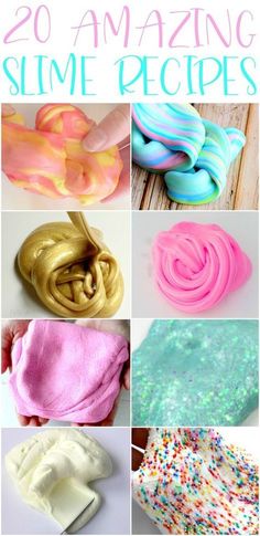 20 amazing slime recipes for kids to make