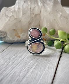 Handmade Stone Rings, Gemstone Rings Unique, Western Rings, Silver Bling, Island Jewelry, Tourmaline Ring, Silver Work, Western Jewelry