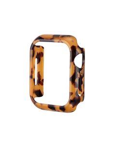 an animal print apple watch case on a white background