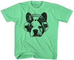 Green Dog Tee - Toddler & Kids Dogs Tee, Toddler Kids