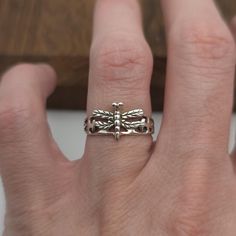 I will process your order and ship it within 1 business day of payment.  I only ship within the United States. Please don't hesitate to message me with any questions or concerns. Lot 2.87 Dragonfly Ring, Aberdeen, Rings Statement, Ruler, Statement Rings, Business Day, Jewelry Rings, Small Business, Size 6