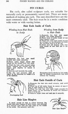 pin curls & finger waves Retro Updo, Curl Tutorial, Louise Brooks