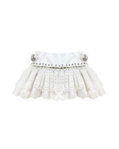 Jacquemus Skirt, Mini White Skirt, White Mini Skirt Outfit, Building Outfits, Skirt Png, White Leather Skirt, Chopova Lowena, Corset Skirt, White Mini Skirt