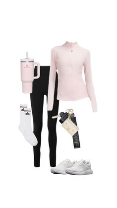 #pinkpilatesprincess #pilatesprincess #vanillagirl #thatgirl #wonyoungism #thatgirloutfit #outfitinspo #collegeoutfit Workout Girl Aesthetic, Workout Girl, Aesthetic Shuffles, Sports Outfits, Outfit Png, Skating Outfits, Lazy Outfits