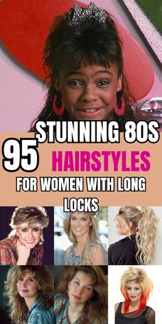 When it comes to long 80s hairstyles for women, it’s all about volume and drama! Bring the larger-than-life looks of the decade back with these stunning, easy-to-recreate styles. #BigHairEnergy #80sVolume #LongHairGoals Eighties Hair 80s Hairstyles, 1980 Hairstyles Woman, Hairstyles From The 80s For Women, 80s Long Hairstyles, 80s Prom Hairstyles, 80s Hairstyles And Makeup, 80s Updo Hairstyles, 80 Hairstyles 80s Hair For Women, 80s Black Hairstyles