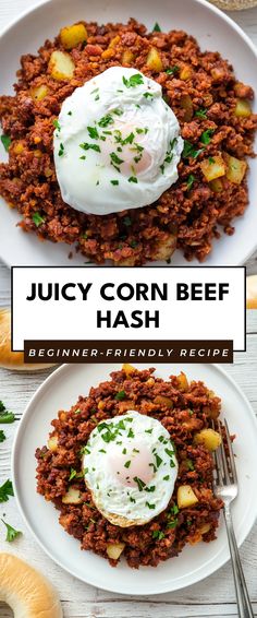 Image for Juicy Corn Beef Hash Best Ground Beef Recipes, Corn Beef, Cozy Weekend, Weekend Brunch