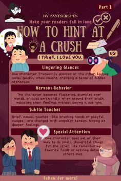 the info sheet for how to tint at a crush, which includes pictures and text