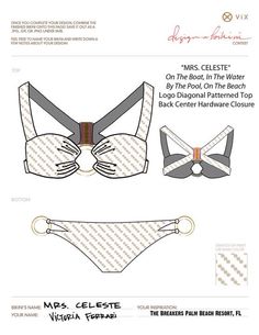 Swimsuit Design Drawing, Drawings Of Bikinis, Beachwear Illustration Sketch, Swimsuit Technical Drawing, Swimwear Tech Pack, Beach Ware, Fashion Drawing Tutorial, Fashion Design Sketchbook